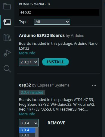 Arduino Board Manager